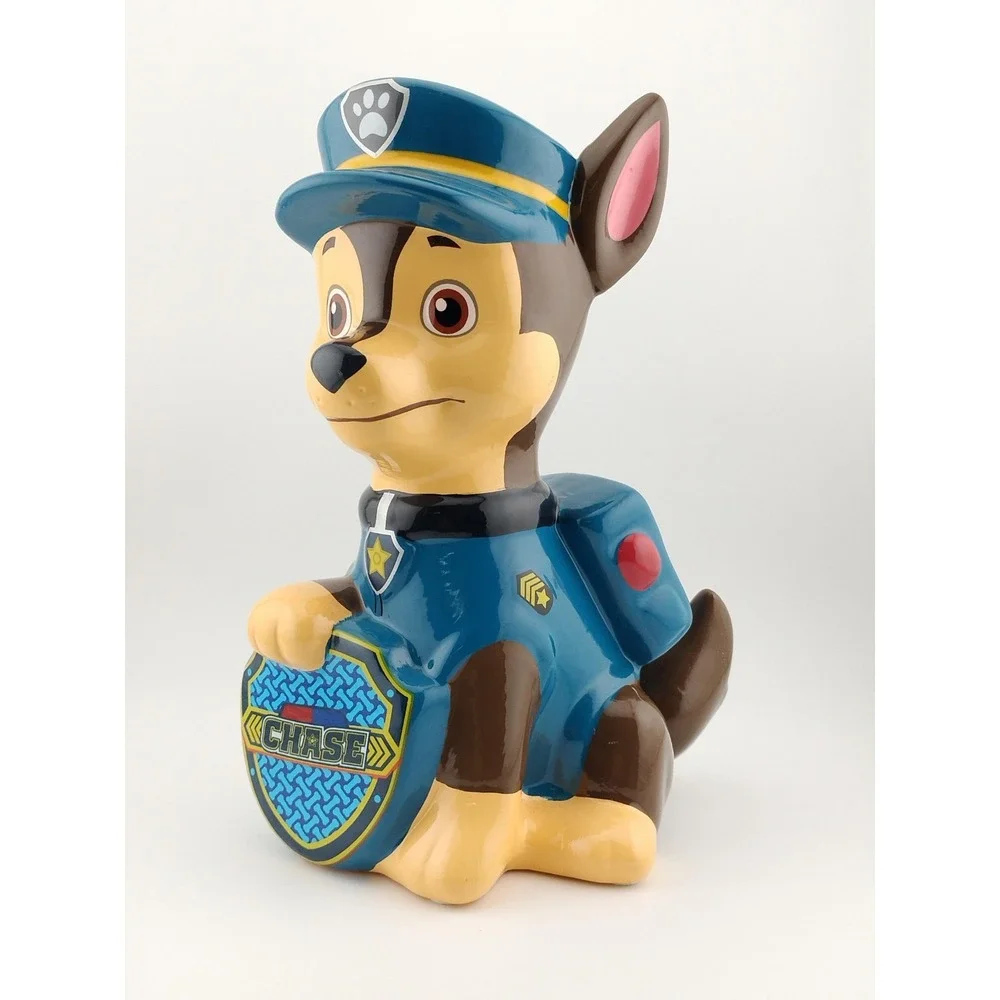 Spin Master PAW Productions Chase Ceramic Piggy Bank 8 Inch Original